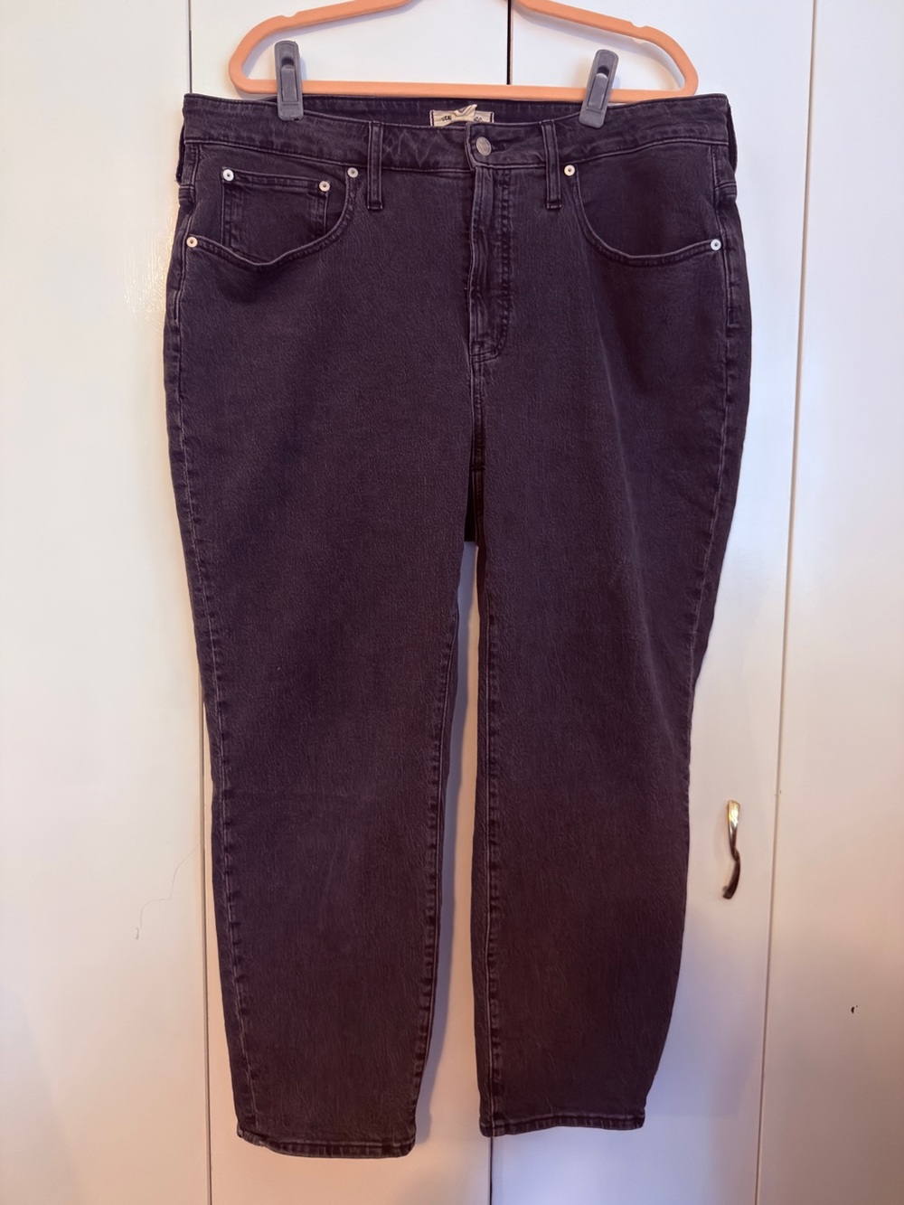 Madewell Curvy Perfect Vintage High-Rise Black Jeans